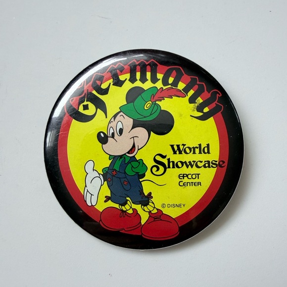 Vintage Disney Epcot Buttons  - Lot Of 5 Rare 90’s Collector World Showcase Pins - Picture 6 of 7